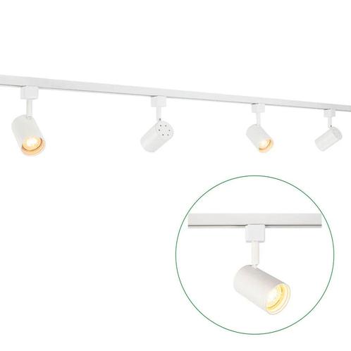 LED 1-fase Rails | Wit | 2 Meter | Dimbaar, Huis en Inrichting, Lampen | Plafondlampen, Nieuw, Metaal, Ophalen of Verzenden