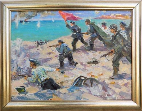 Shurupov Konstantin Alekseevich (1910-1985) - Marinai, Antiek en Kunst, Kunst | Schilderijen | Klassiek