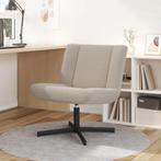 vidaXL Draaistoel Lichtgrijs 63 x 75 x 76 cm Schapenvacht, Huis en Inrichting, Stoelen, Verzenden, Nieuw, Grijs