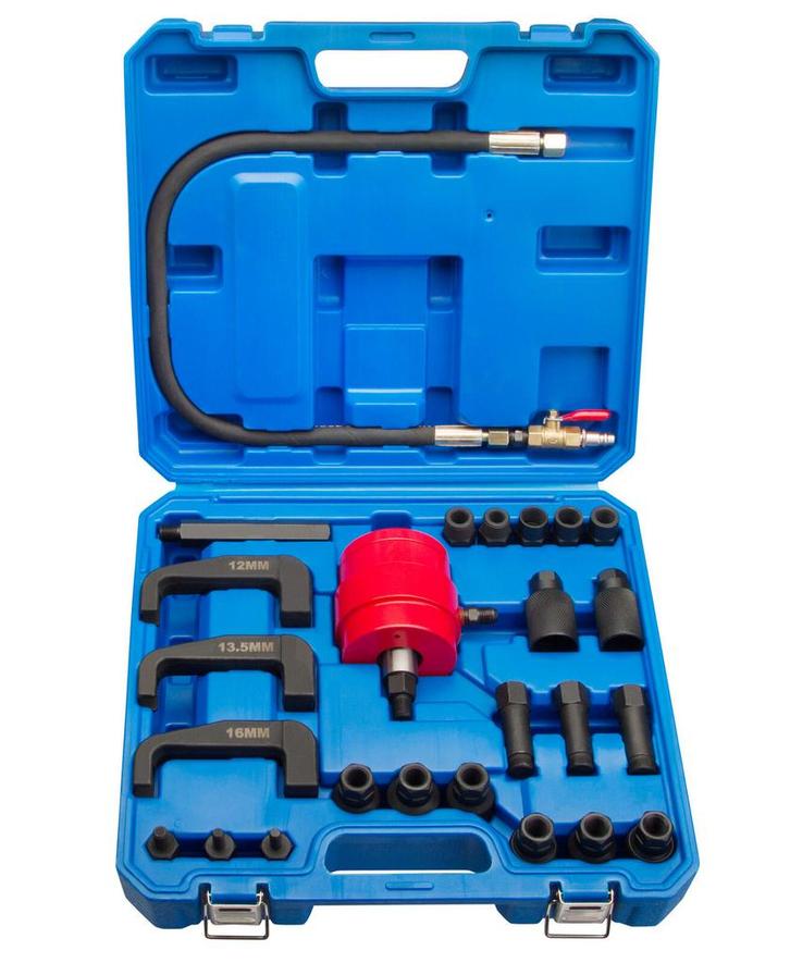 Pneumatische Diesel Injector Trekker Set - 25 Delig - Verstu, Auto diversen, Autogereedschap, Nieuw, Ophalen of Verzenden