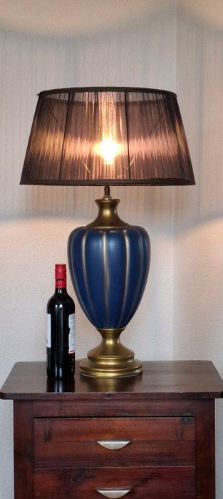Vaas gemonteerde lamp - Vaasmodel - Keramiek (bleu cobalt) -, Antiek en Kunst, Curiosa en Brocante