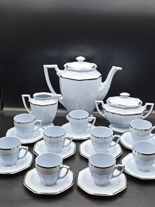 Union - Koffieservies (21) - Porselein - Art Deco antiek, Antiek en Kunst, Antiek | Meubels | Tafels