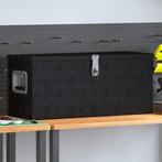 vidaXL Aluminium kist 80x30x35 cm zwart, Verzenden, Nieuw