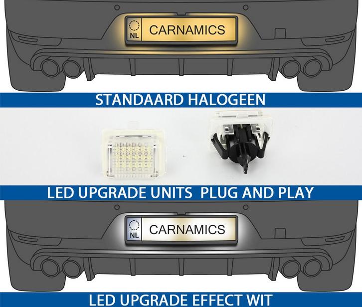 LED Kentekenverlichting | Mercedes W204 W212 W216 W221, Auto-onderdelen, Verlichting, Nieuw, Mercedes-Benz, Verzenden