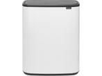 Brabantia Bo Touch Bin Prullenbak - 60 liter - White, Huis en Inrichting, Verzenden, Zo goed als nieuw