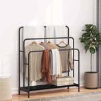 vidaXL Kledingrek Zwart eiken 90 x 30 x 100,5 cm Bewerkt, Huis en Inrichting, Woonaccessoires | Kapstokken, Verzenden, Nieuw