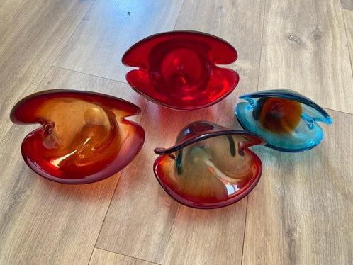 Bak (4) - Glas - 1950-1960 - Murano schelpen, Antiek en Kunst, Antiek | Glas en Kristal