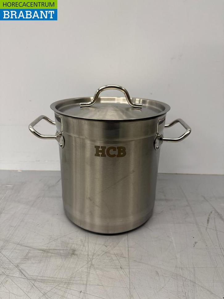 HCB RVS Soeppan Kookpan Pan Inductie 20 x 20 cm 6 liter, Zakelijke goederen, Horeca | Keukenapparatuur, Nieuw zonder verpakking