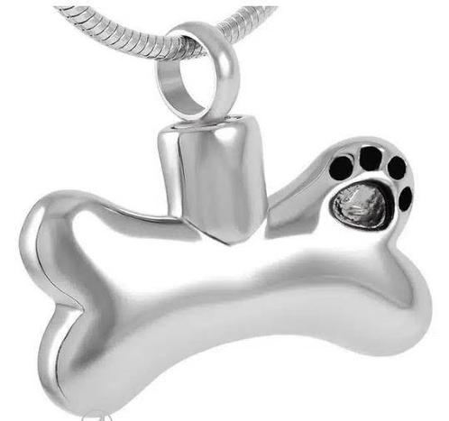 Ashanger, assieraad botje hondenpoot zilver, hond crematie, Sieraden, Tassen en Uiterlijk, Kettinghangers, Zilver, Nieuw, Kruis of Symbool