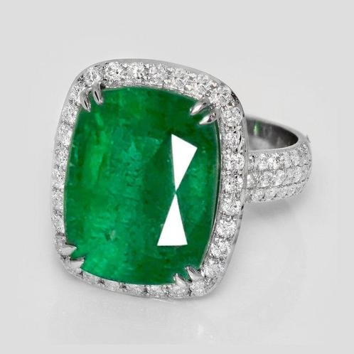 Zonder Minimumprijs - Ring - 18 karaat Witgoud, 8,46 ct, Sieraden, Tassen en Uiterlijk, Ringen
