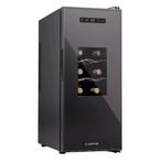 Wijnkoeler Vrijstaand Wijnkast Zwart Klimaatkast Koelkast, Witgoed en Apparatuur, Zonder vriesvak, Refurbished, Ophalen of Verzenden