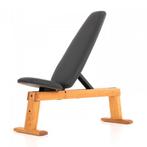 NOHRD WeightBench Halterbank Kersen, kunstleer zwart, Verzenden, Nieuw