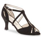 Dames Dansschoen Suède - Flare Hak - Latin Salsa Schoenen -, Verzenden, Nieuw