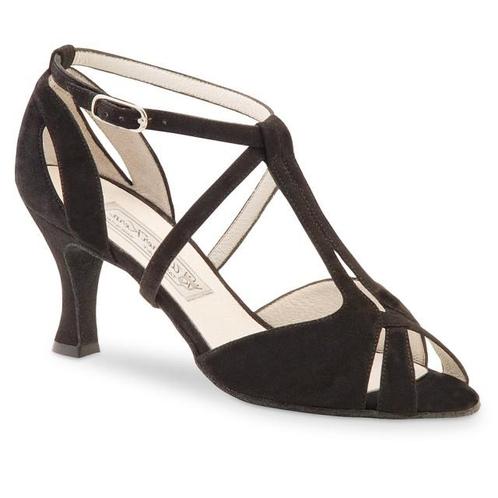 Dames Dansschoen Suède - Flare Hak - Latin Salsa Schoenen -, Sport en Fitness, Ballet, Verzenden