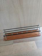 Kapstok - Teak - Vintage chroom, Antiek en Kunst, Curiosa en Brocante