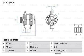 Dynamo / Alternator MAZDA 6 (1.8,2.0,2.3,2.3 AWD) beschikbaar voor biedingen