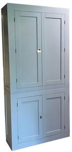 Oud blauwe dichte kast Woerden 105cm, Ophalen of Verzenden, Nieuw