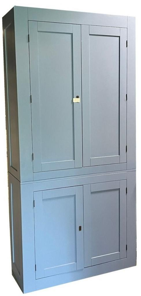 Oud blauwe dichte kast Woerden 105cm, Huis en Inrichting, Kasten | Buffetkasten, Ophalen of Verzenden