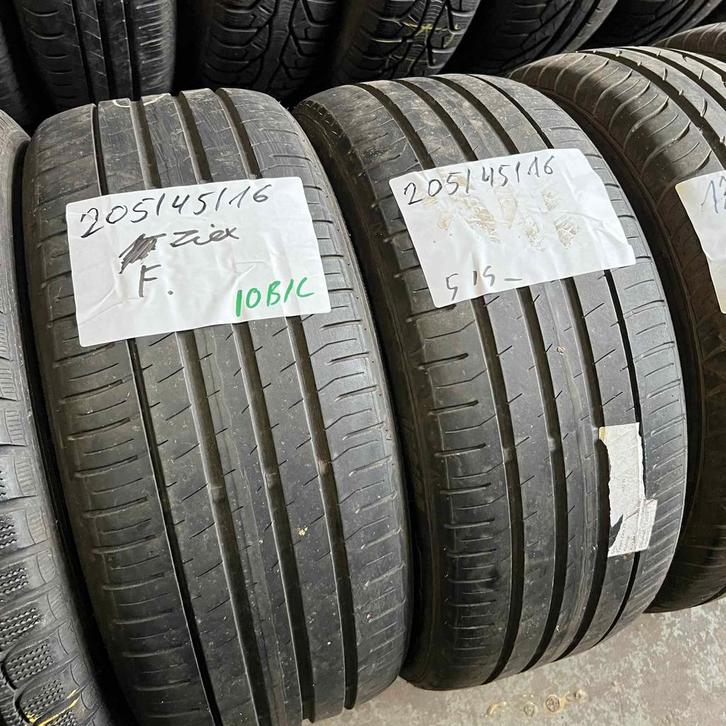 2 x Falken Ziex 205-45-16 Zomerbanden 5,5mm, Auto-onderdelen, Banden en Velgen, 16 inch, Zomerbanden, 205 mm, Personenwagen, Gebruikt