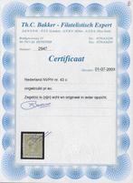 Nederland 1891 - 50 Cent Wilhelmina Hangend Haar met, Gestempeld