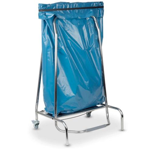 Afvalzakhouder | RVS (Glanzend) | 80L | Klemsluiting |, Zakelijke goederen, Horeca | Keukenapparatuur, Nieuw in verpakking, Verzenden