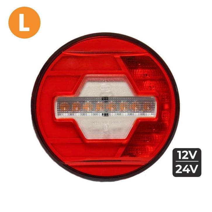 LED Achterlicht Links Ø140mm + Dynamische richtingaanwijzer, Auto-onderdelen, Verlichting, Nieuw, Ophalen of Verzenden