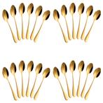 Fako Bijoux® - Theelepel / Koffielepel Classic - 12cm - Goud, Huis en Inrichting, Keuken | Bestek, Verzenden, Nieuw
