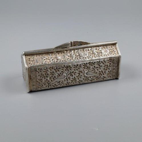 Thais / Birmees baltasje Vogeldecor - Portemonnee, Antiek en Kunst, Antiek | Goud en Zilver