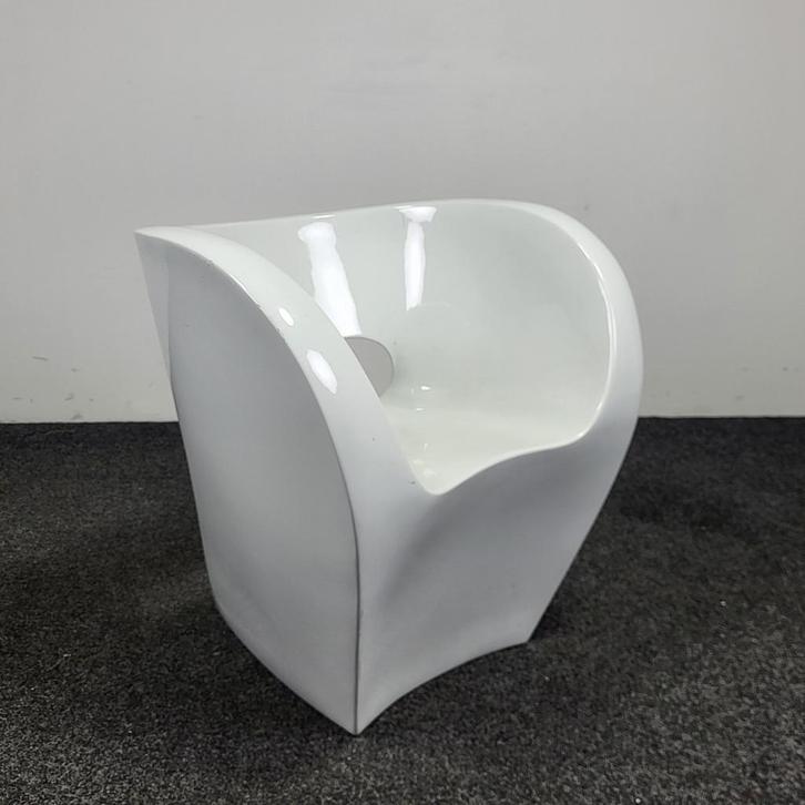 Moroso Little Albert - Wit (B), Huis en Inrichting, Stoelen, Wit, Gebruikt, Ophalen of Verzenden