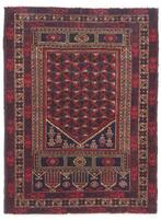 Vloerkleed - 126 cm - 93 cm - Baluch Afghaanse, Nieuw