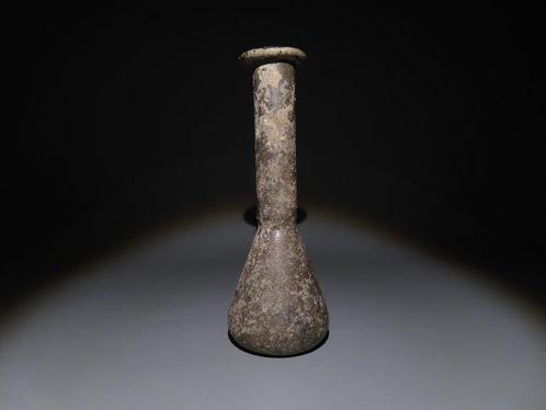 Oud-Romeins Glas Zalf, 1e - 3e eeuw na Christus. 16,7 cm, Verzamelen, Mineralen en Fossielen