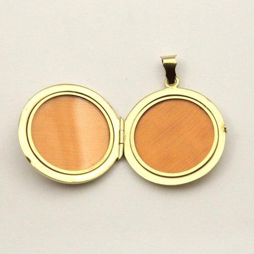 Handmade - Medaillon - Rond - Floraal - Zwaar model, Sieraden, Tassen en Uiterlijk, Antieke sieraden