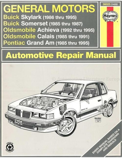1985 - 1995 GENERAL MOTORS (BUICK | OLDSMOBILE | PONTIAC), Auto diversen, Handleidingen en Instructieboekjes