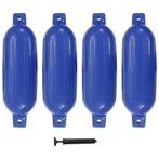 vidaXL Bootstootkussens 4 st 58,5x16,5 cm PVC blauw, Verzenden, Nieuw