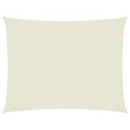 Zonnedoek 4x5 Creme - Retourdeal - Waterdicht & UV-bestendig, Tuin en Terras, Schaduwdoeken, Ophalen of Verzenden, Nieuw