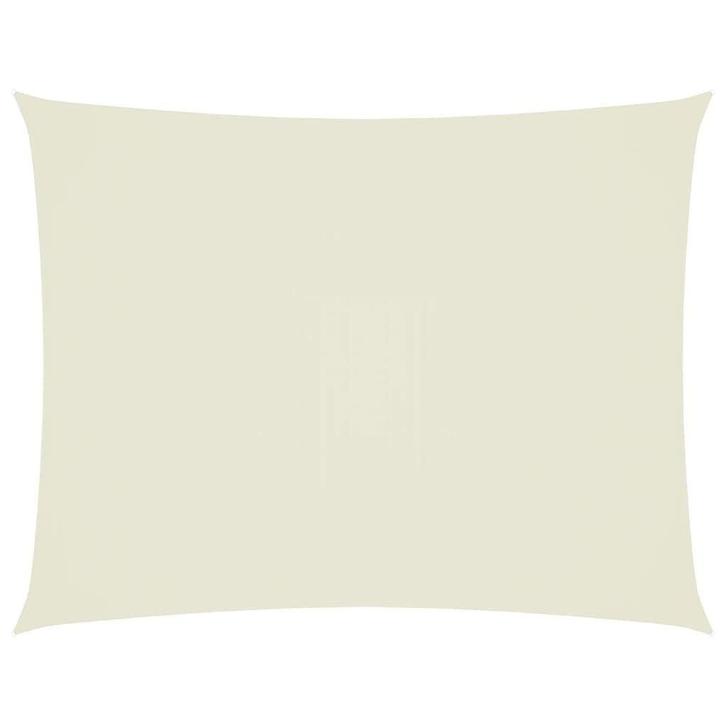 Zonnedoek 4x5 Creme - Retourdeal - Waterdicht & UV-bestendig, Tuin en Terras, Schaduwdoeken, Nieuw, Ophalen of Verzenden