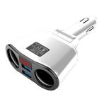 2-Weg Sigarettenaansteker Splitser Plug met 2 USB Poorten, Verzenden, Nieuw