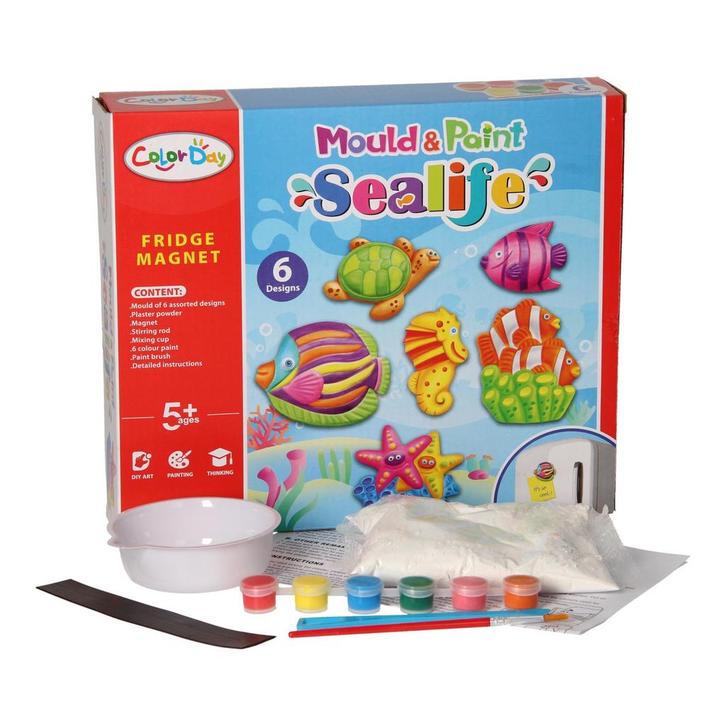 Gips Gieten Magneten - Onderwaterwereld, Kinderen en Baby's, Speelgoed | Educatief en Creatief, Ophalen of Verzenden