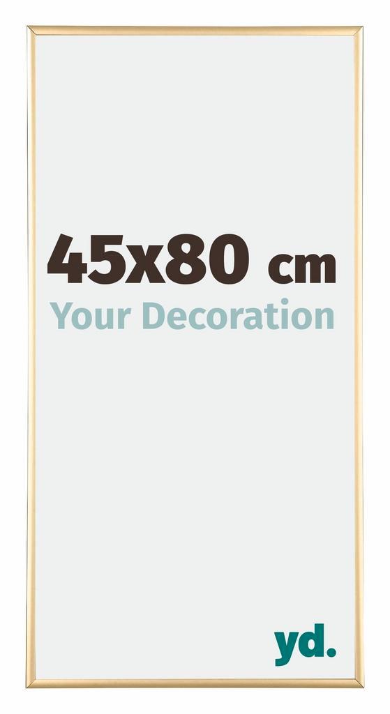 Fotolijst 45x80 cm - Goud - Aluminium - Kent, Huis en Inrichting, Woonaccessoires | Lijsten, Nieuw, Verzenden