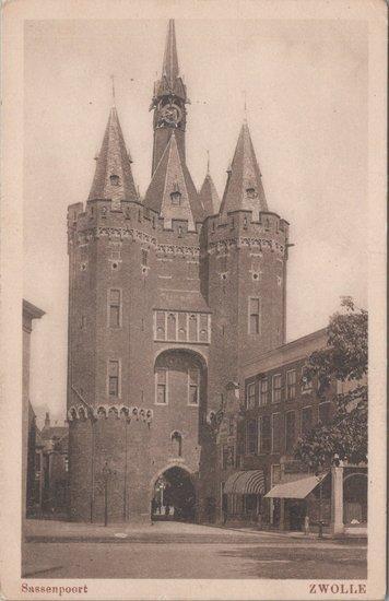 ZWOLLE - Sassenpoort, Verzamelen, Ansichtkaarten | Nederland, Verzenden