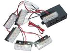 ORANJE 6 X 3 LED Flash zwaailicht 12V - flitser, Auto diversen, Tuning en Styling, Ophalen of Verzenden