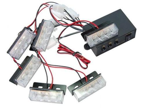 ORANJE 6 X 3 LED Flash zwaailicht 12V - flitser, Auto diversen, Tuning en Styling, Ophalen of Verzenden