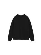 Fear of God Essentials Heavy Waffle Crewneck Zwart -, Ophalen of Verzenden, Nieuw, Zwart