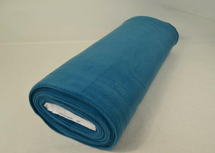 Polar Fleece Petrol, Hobby en Vrije tijd, Stoffen en Lappen, Verzenden
