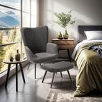 Fauteuil Hygge gestoffeerd, ergonomisch, draagkracht 150 kg, Verzenden, Nieuw