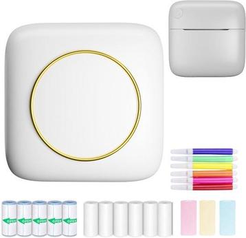 Tweedekans | Gatson Mini Printer - Inclusief 14 Rollen beschikbaar voor biedingen