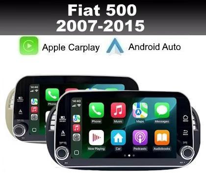 Fiat 500 2007-2015 radio navigatie apple carplay dab android, Auto diversen, Autonavigatie, Nieuw, Ophalen of Verzenden