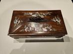 Exquisite Antique Mother-of-Pearl Inlaid Wooden Box - China