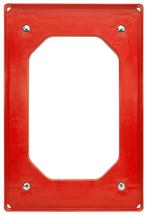 Dolly 60x40x15 Rood met 4 rubberen zwenkwielen, Nieuw, Zakelijke goederen, Ophalen of Verzenden