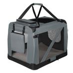 Vouwbare Hondentransportbox / Bench Lassie S - Grijs - 34x50, Dieren en Toebehoren, Verzenden, Nieuw